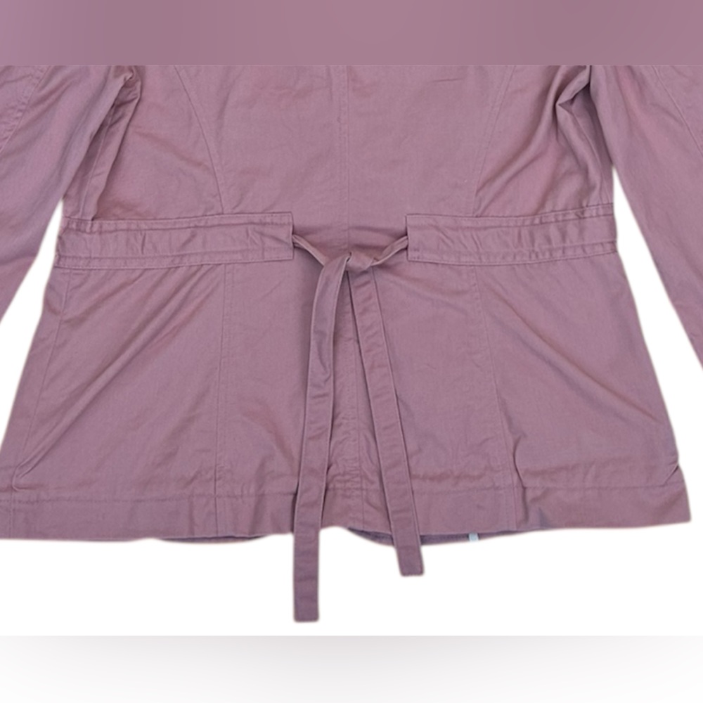 NINE WEST Women’s Button Up Cotton Canvas Utility Jacket Size: M - Picture 5 of 9